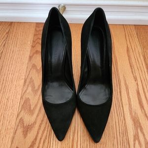 Enzo Angiolini black suede heels, size 8